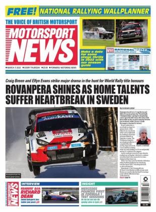 Motorsport News - March 03 2022