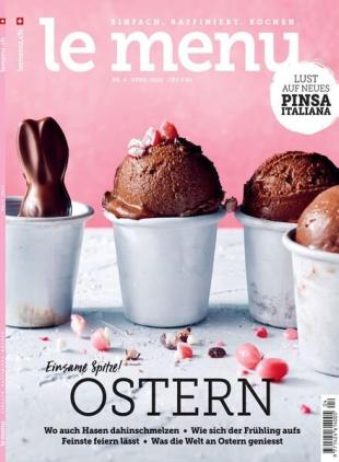 le menu - April 2022