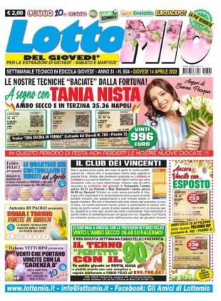 Lottomio del Giovedi - 14 Aprile 2022