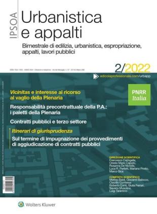 Urbanistica e appalti - Aprile 2022