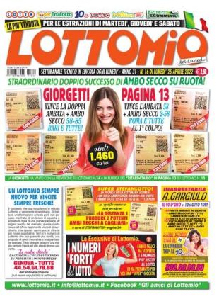 Lottomio del Lunedi - 25 Aprile 2022