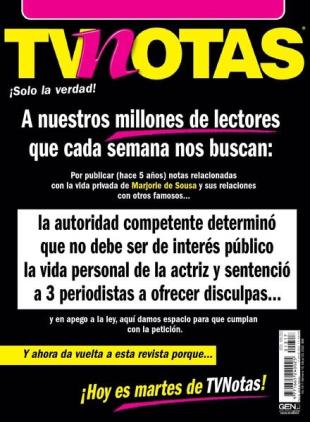 TvNotas - mayo 03 2022
