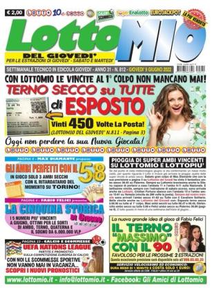 Lottomio del Giovedi - 9 Giugno 2022
