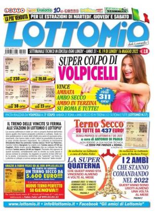 Lottomio del Lunedi - 16 Maggio 2022
