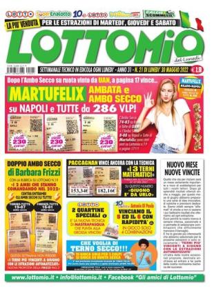 Lottomio del Lunedi - 30 Maggio 2022