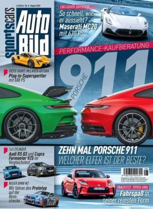 Auto Bild Sportscars - August 2022