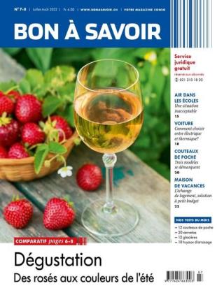Bon a Savoir - Juillet-Aout 2022