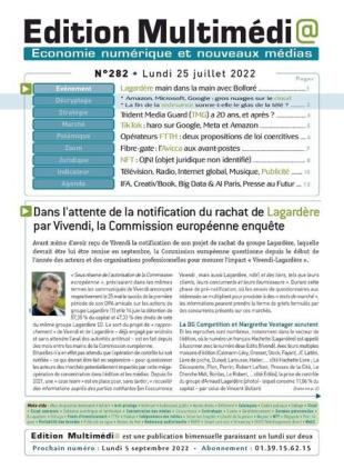 Edition Multimedia - 25 juillet 2022
