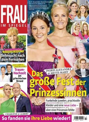 Frau im Spiegel - 29 Juni 2022