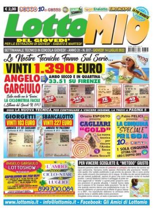 Lottomio del Giovedi - 14 Luglio 2022
