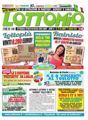Lottomio del Lunedi - 11 Luglio 2022