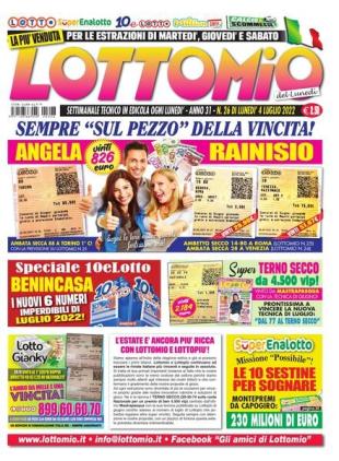 Lottomio del Lunedi - 4 Luglio 2022