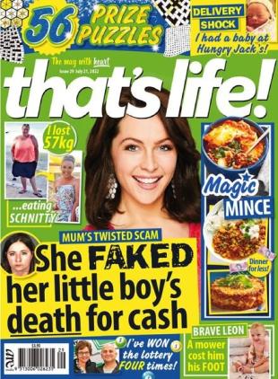that's life! - July 21 2022