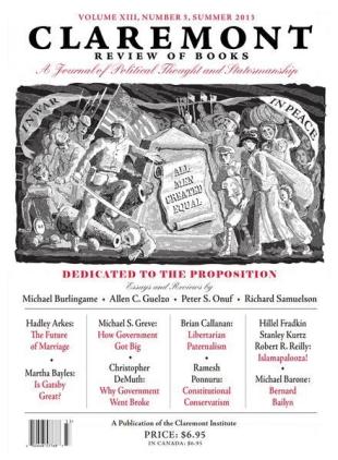 Claremont Review of Books - August 2013