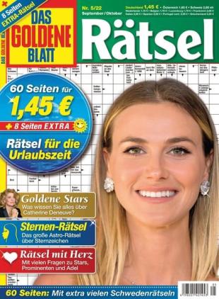 Das Goldene Blatt-Ratsel - August 2022