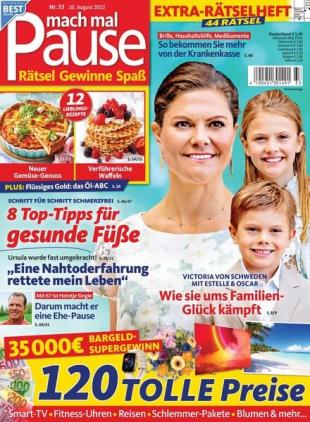 Mach mal Pause - 10 August 2022