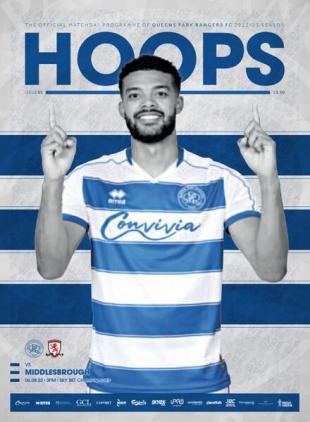 QPR Official Programmes - QPR v Middlesbrough - 6 August 2022