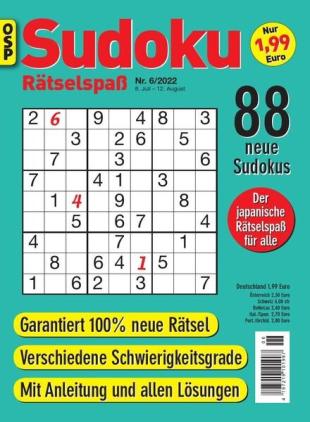 Sudoku Ratselspass - Nr 6 2022