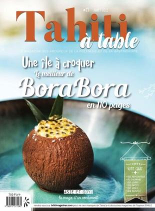Tahiti a table - Juillet 2022