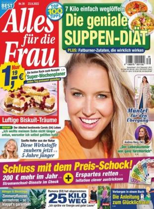 Alles fur die Frau - 23 September 2022