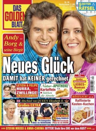 Das Goldene Blatt - 24 September 2022
