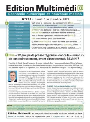 Edition Multimedia - 05 septembre 2022