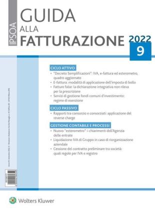 Guida alla Fatturazione - Settembre 2022