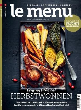 le menu - Oktober 2022