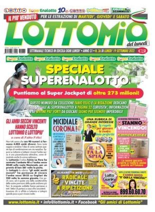 Lottomio del Lunedi - 19 Settembre 2022