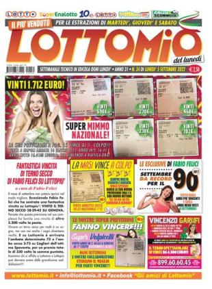 Lottomio del Lunedi - 5 Settembre 2022