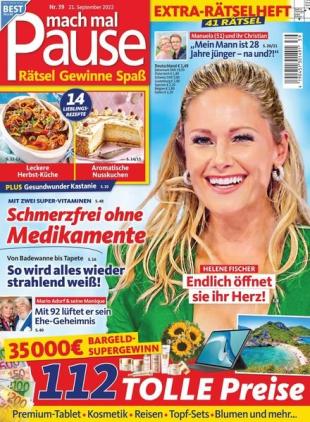 Mach mal Pause - 21 September 2022