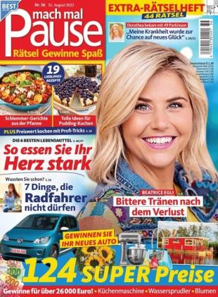 Mach mal Pause - 31 August 2022