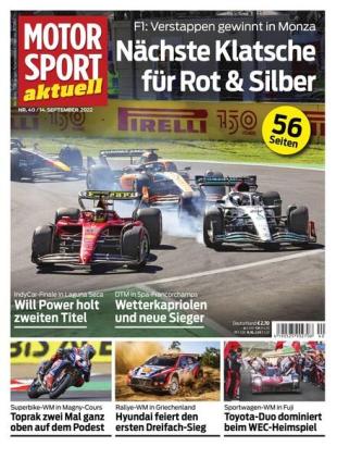 MOTORSPORT aktuell - 14 September 2022