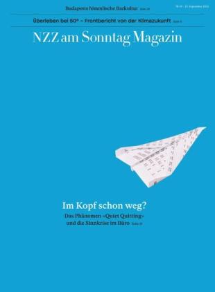 NZZ am Sonntag Magazin - 25 September 2022
