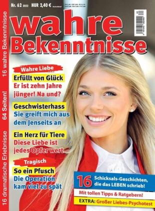 Wahre Bekenntnisse - September 2022