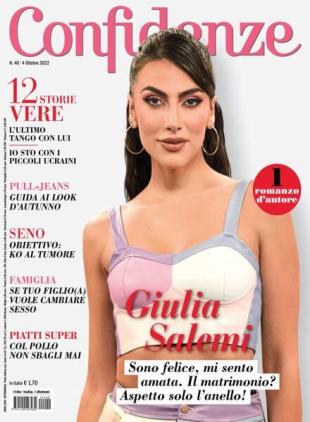 Confidenze - 04 ottobre 2022