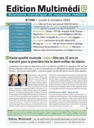 Edition Multimedia - 03 octobre 2022