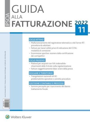 Guida alla Fatturazione - Novembre 2022