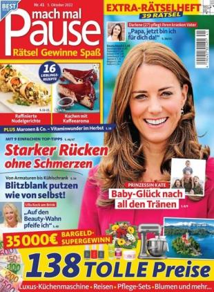 Mach mal Pause - 05 Oktober 2022