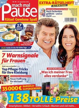 Mach mal Pause - 28 September 2022