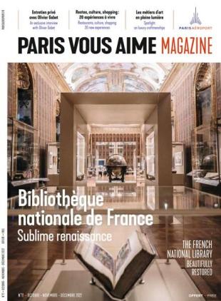Paris Vous Aime Magazine - Octobre-Decembre 2022