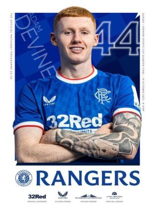 Rangers Football Club Matchday Programme - Rangers vs Dundee - 19 October 2022