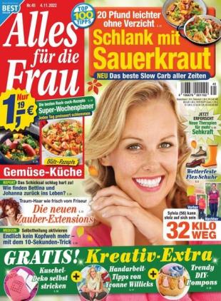 Alles fur die Frau - 04 November 2022