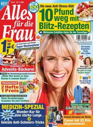 Alles fur die Frau - 18 November 2022