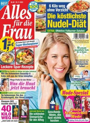 Alles fur die Frau - 25 November 2022