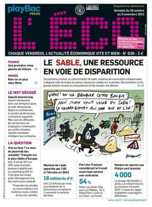 L'ECO - 28 octobre 2022