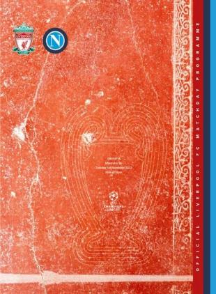 Liverpool FC Programmes - Liverpool FC vs Napoli CL - 1 November 2022