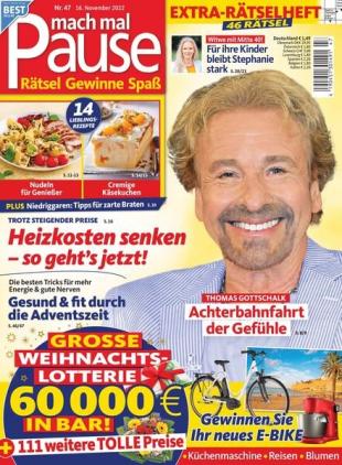 Mach mal Pause - 16 November 2022