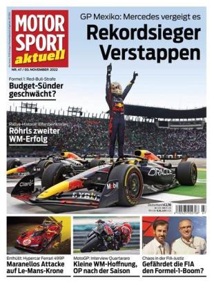 MOTORSPORT aktuell - 03 November 2022