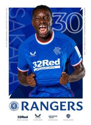 Rangers Football Club Matchday Programme - Rgs vs Aberdeen - 29 October 2022